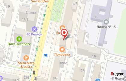 Коктейль-бар Б52 на улице 50 лет ВЛКСМ на карте