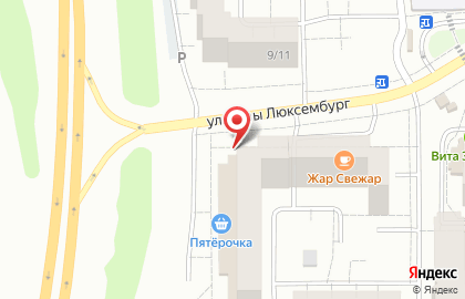 Магазин трикотажных изделий Мы Вас Любим на улице Розы Люксембург на карте