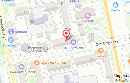 Служба вскрытия замков Ключград на Октябрьской улице на карте