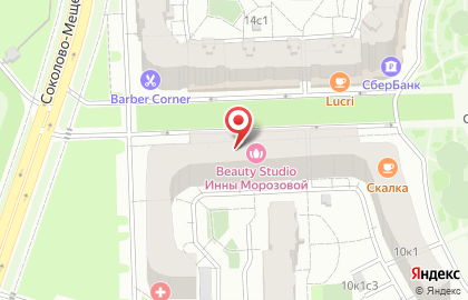 Косметологический кабинет в Москве на карте