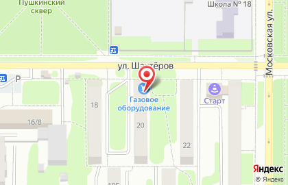 Магазин-салон газового оборудования на карте
