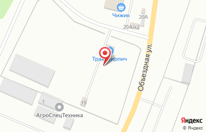 Торговая компания ТрансКирпич на Объездной улице на карте