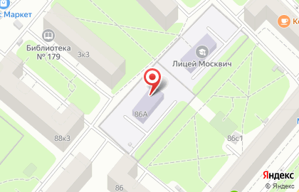 Средняя общеобразовательная школа №7 с дошкольным отделением в Москве на карте