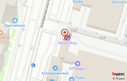 Компания Бампербол-Jump на ​Екатерининском проспекте на карте