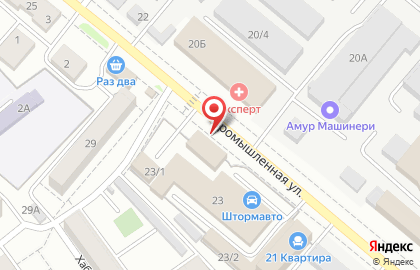 ООО Дальневосточная текстильная компания на Промышленной улице на карте