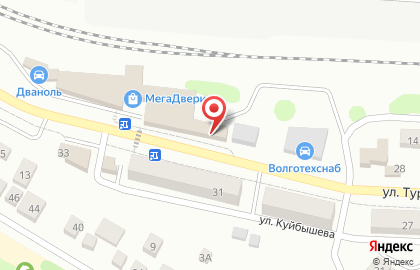 Салон ДвериОнлайн на улице Тургенева на карте