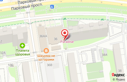 Химчистка Меховая фабрика на Парковом проспекте на карте