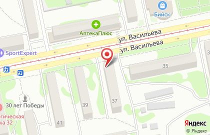 Парикмахерская Комплимент в Барнауле на карте