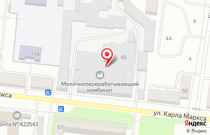 Автошкола Фиеста на улице Карла Маркса, 48 в Зеленодольске на карте