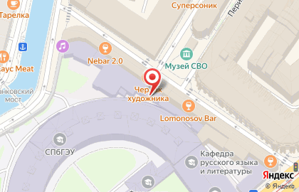 Факультет очно-заочной и заочной форм обучения ​СПбГЭУ на карте