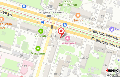 Магазин смешанных товаров Всё, что нужно на Ставропольской улице, 230 на карте