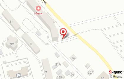 Магазин мясной продукции Рощинский в Демском районе на карте