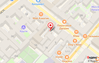Компания Зевс в Центральном районе на карте
