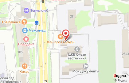 Столовая Жан Плов Лагман на улице Куникова на карте