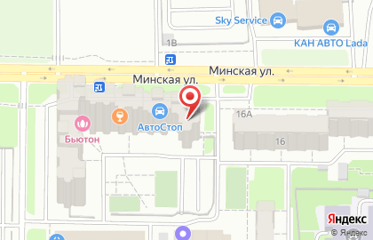 Продуктовый магазин Солнышко в Советском районе на карте