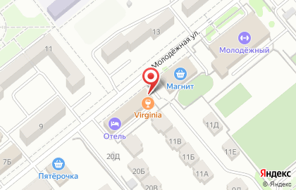 Virginia на Молодёжной улице на карте