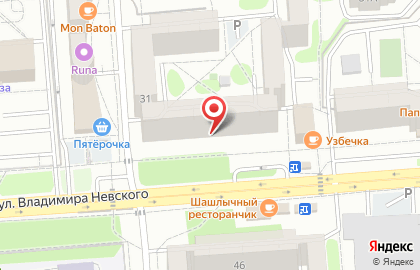 Магазин Любимый чай на улице Владимира Невского на карте