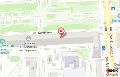 Центральная городская библиотека им. А.С. Пушкина в Челябинске на карте