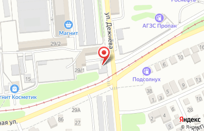Автотехцентр на улице Дежнева на карте