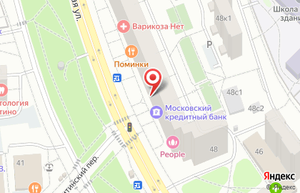 Магазин одежды Белорусский Трикотаж на Митинской улице на карте