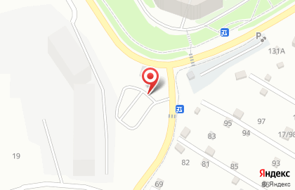 Автостоянка в Красноярске на карте