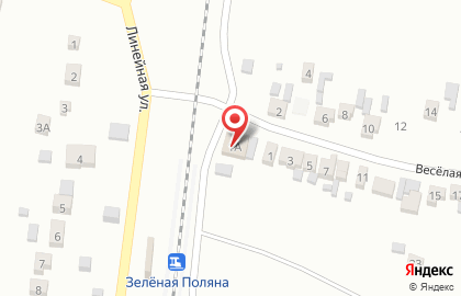 Продуктовый магазин Перекрёсток на улице Веселая на карте