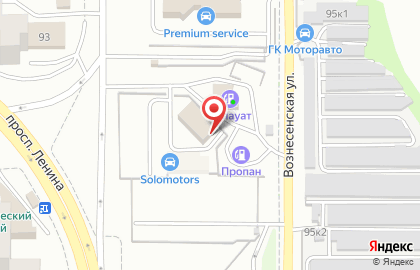 Центр защиты автомобилей официальный представитель Pandora в Правобережном районе на карте