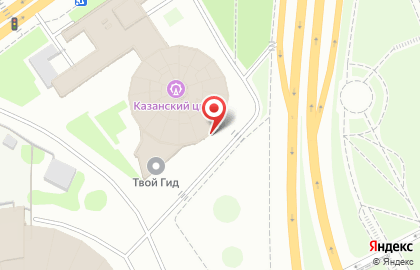 Экскурсионное бюро Казань на площади Тысячелетия на карте