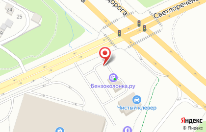 АЗС в Верх-Исетском районе на карте