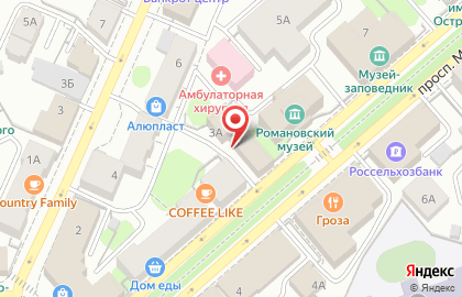 Адвокатский кабинет Соловьева А.А. на улице Мира на карте