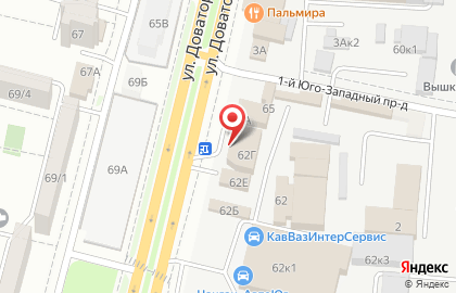 Салон-магазин Азбука ремонта на улице Доваторцев на карте