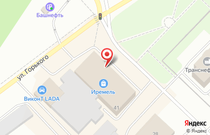Спортивный магазин Чемпион на улице Горького на карте