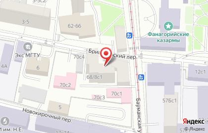 ООО Банкомат, КБ Финансовый стандарт на Бауманской улице на карте