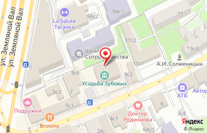 Усадьба Зубовых на карте