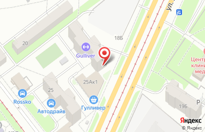 Типография Ярко 5 на улице Станкостроителей на карте