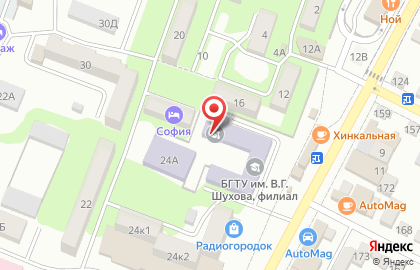Северо-Кавказский филиал Белгородский государственный технологический университет им. В.Г. Шухова на карте