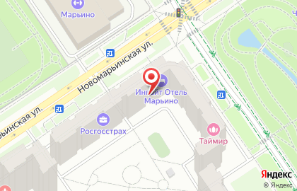 Удиви на Новомарьинской улице на карте