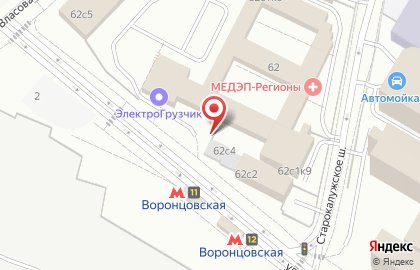 Учебный центр НПП Гамма на Старокалужском шоссе на карте