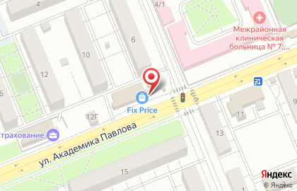 Магазин живого пива на ул. Академика Павлова, 8/1 на карте