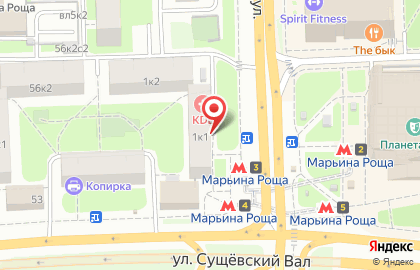 ОАО АКБ Банк Москвы на Шереметьевской улице на карте