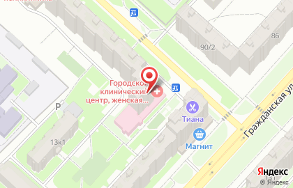 Рекламное агентство РиКо на улице Чернышевского на карте