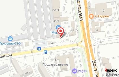 Торговый дом Муравей в Краснодаре на карте