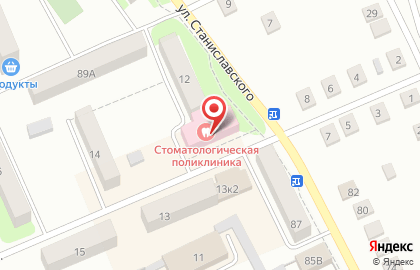 Стоматологическая поликлиника г. Орска на Красной улице в Орске на карте