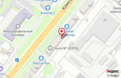 Детский сад №18 в Заводском районе на карте