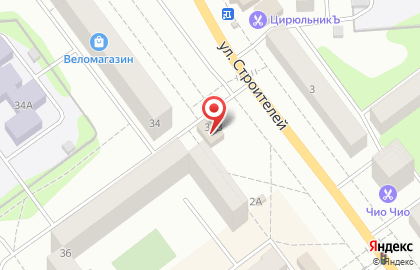 Компания Экспресс Ломбард на улице Строителей на карте