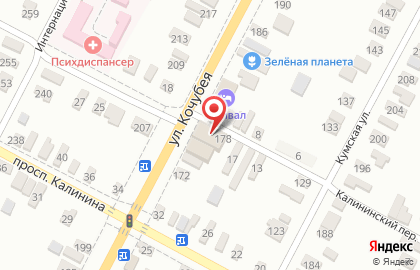 Магазин автозапчастей 1001 Запчасть, магазин автозапчастей на улице Кочубея на карте