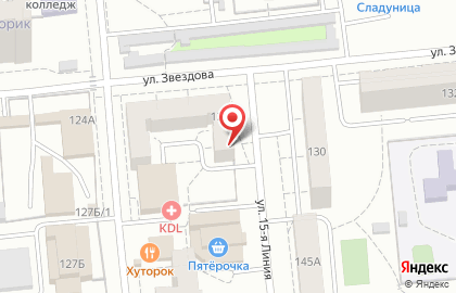 Магазин Хозяйский Двор в Центральном районе на карте