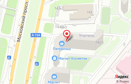 Супермаркет Пятёрочка на Московском проспекте на карте