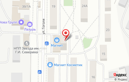 Магазин косметики и парфюмерии на ул. Гоголя, 25 на карте