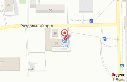 Автокомплекс Alex в Черновском районе на карте